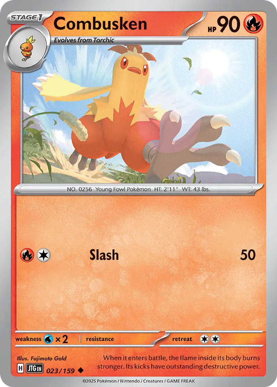 Combusken - 023/159 - Uncommon 1