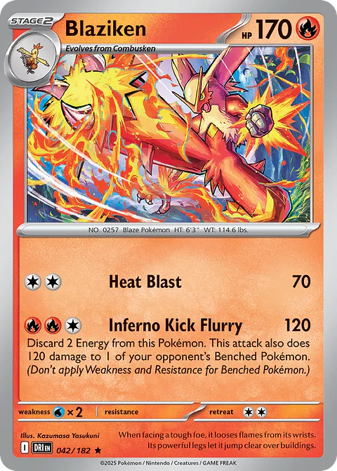 Blaziken - 042/182 - Rare