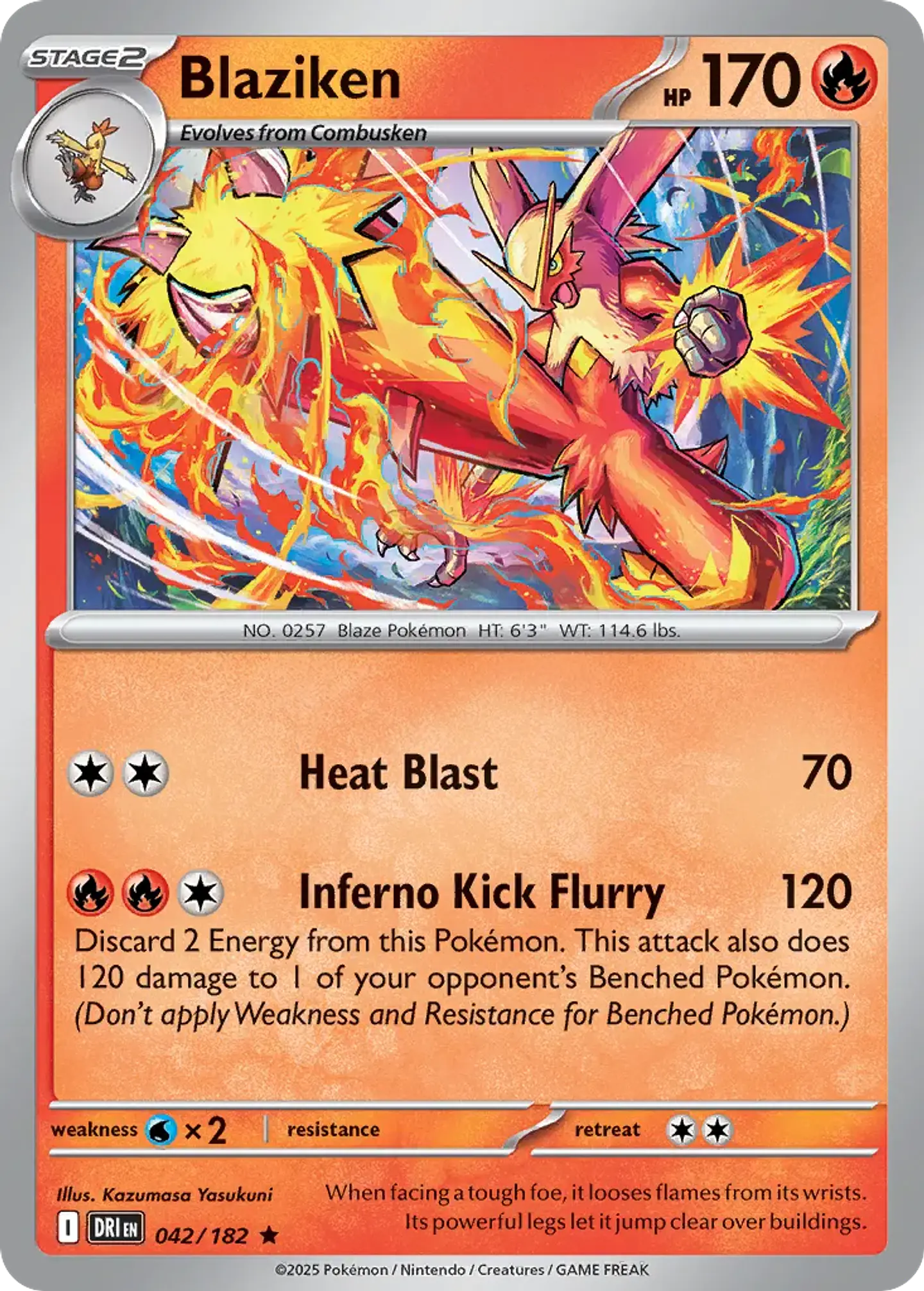 Blaziken - 042/182 - Rare 1