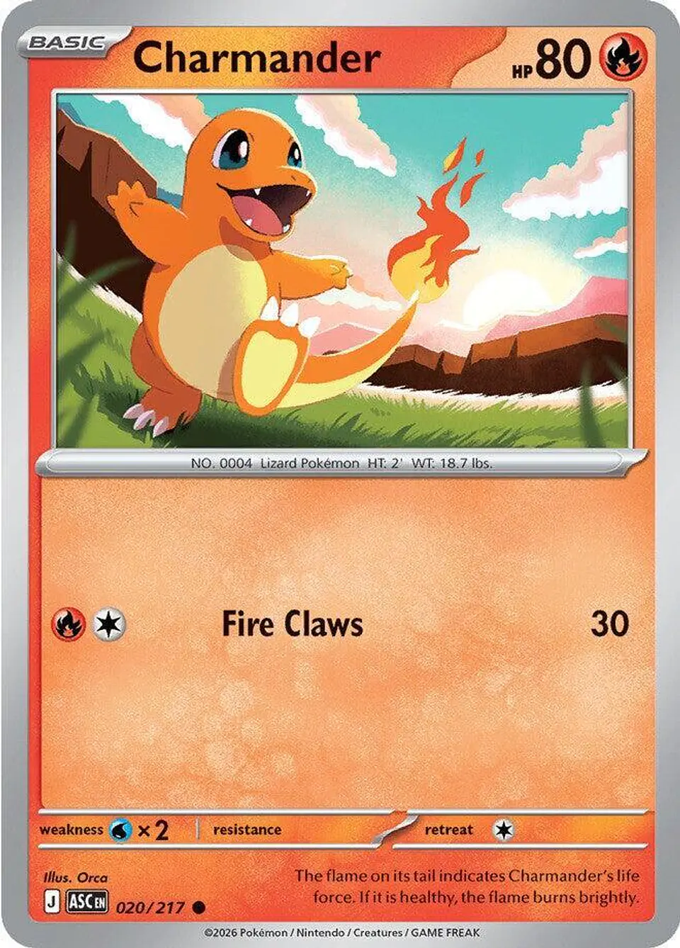 Charmander - 020/217 - Common 1