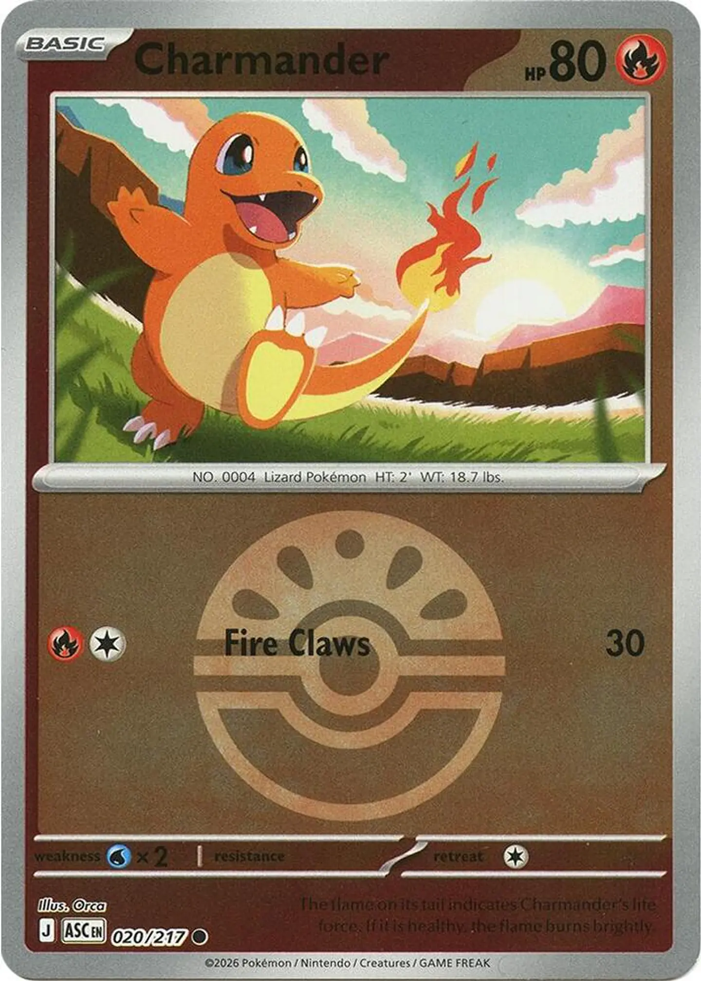 Charmander - 020/217 - Common 3