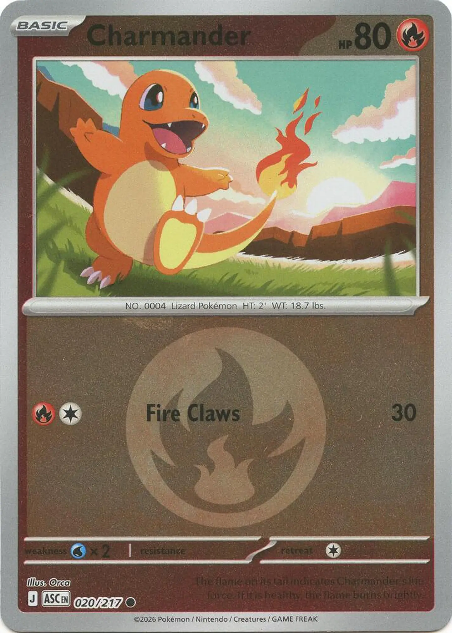 Charmander - 020/217 - Common 4