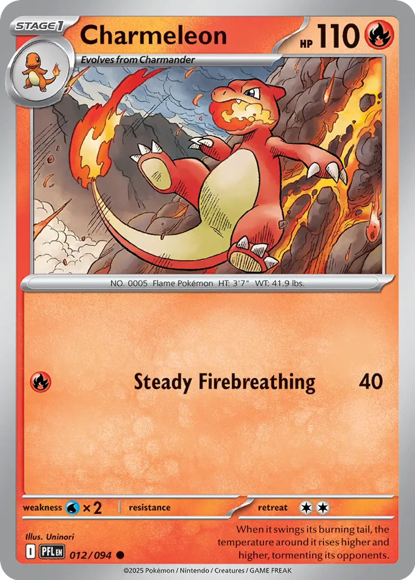 Charmeleon - 012/094 - Common 1