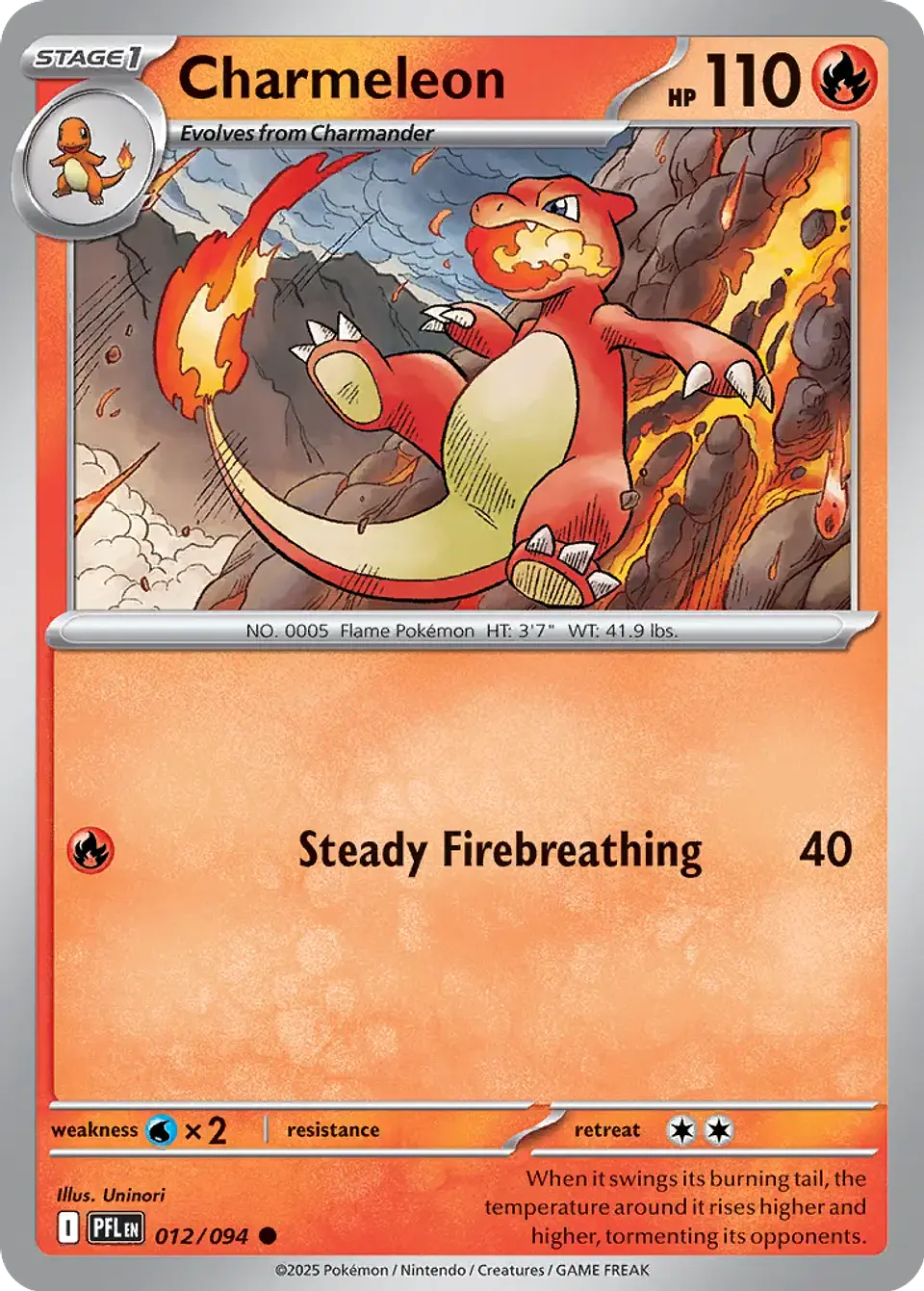 Charmeleon - 012/094 - Common 1