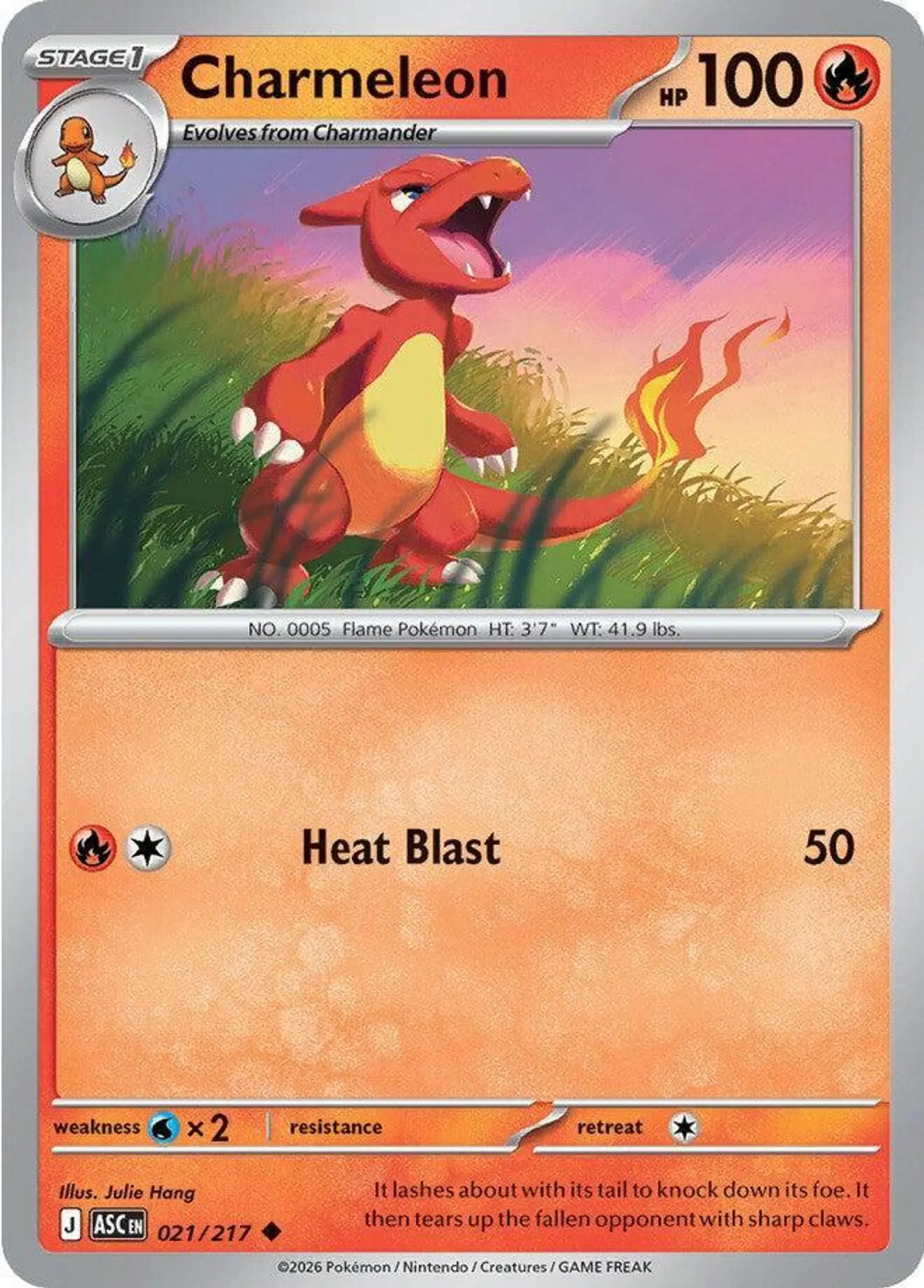 Charmeleon - 021/217 - Uncommon 1
