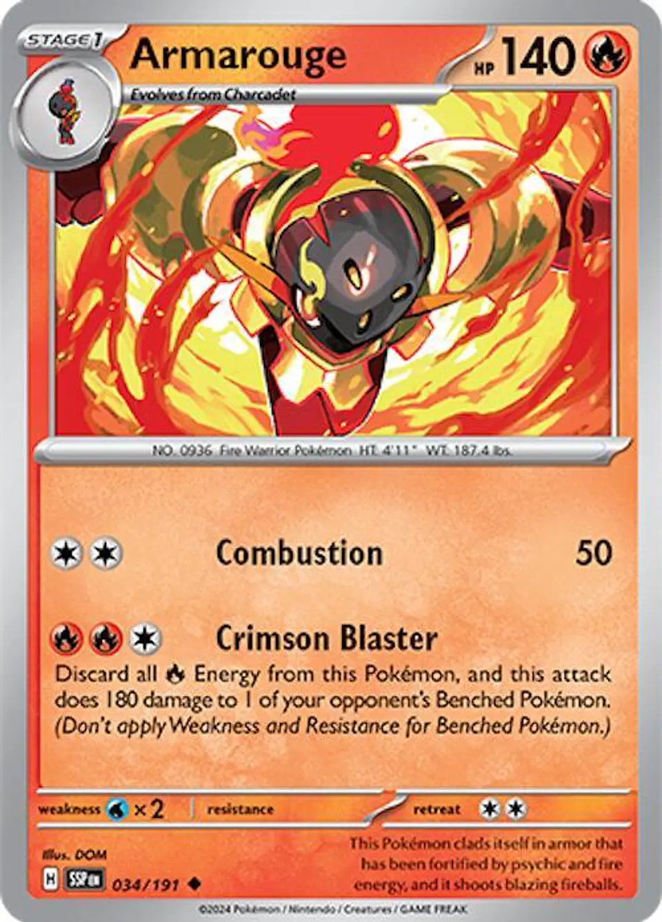 Armarouge - 034/191 - Uncommon 1