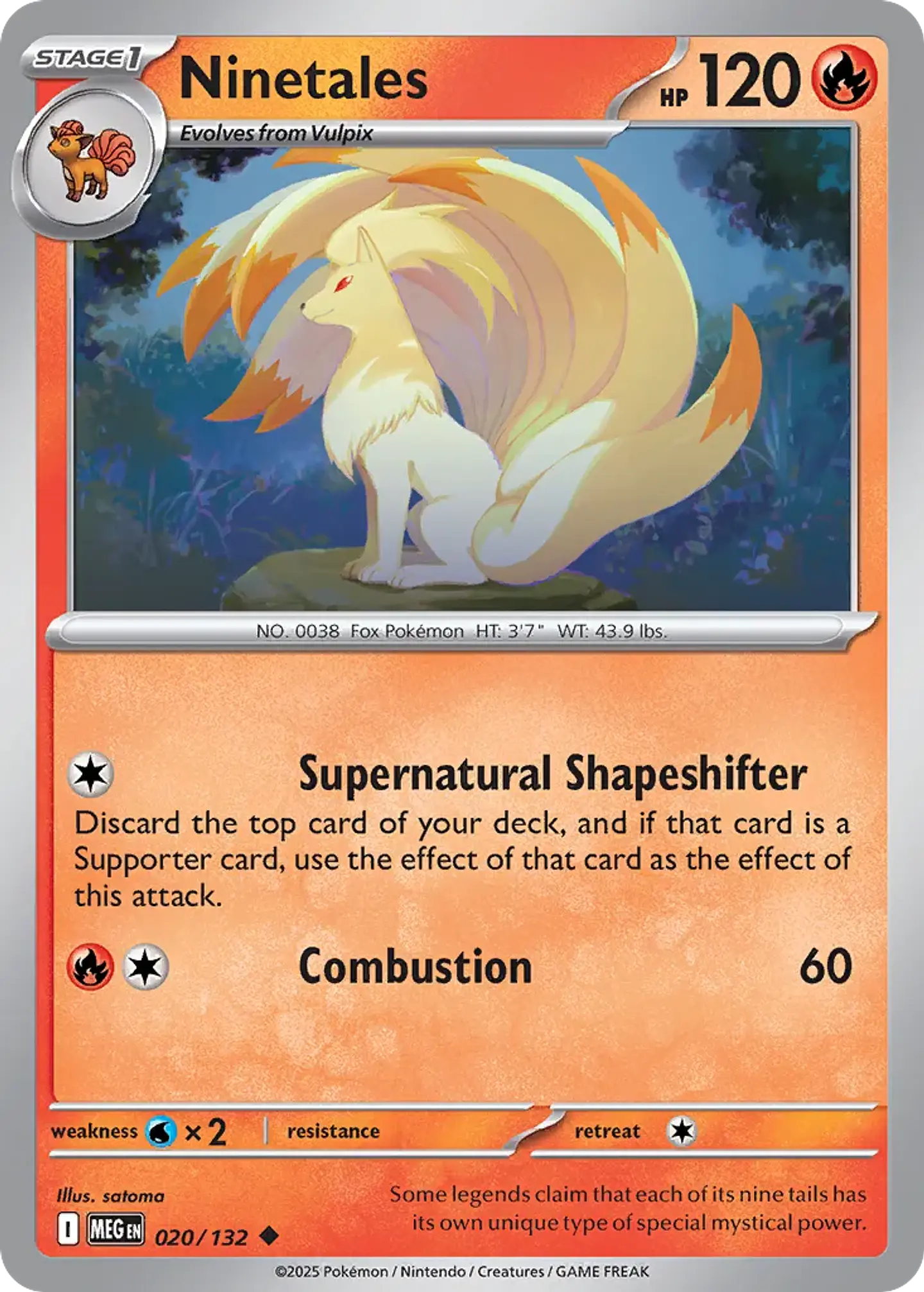 Ninetales - 020/132 - Uncommon 1