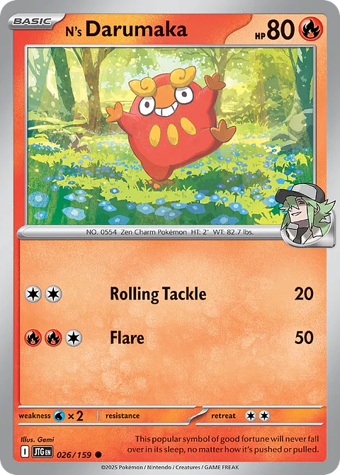 N's Darumaka - 026/159 - Common