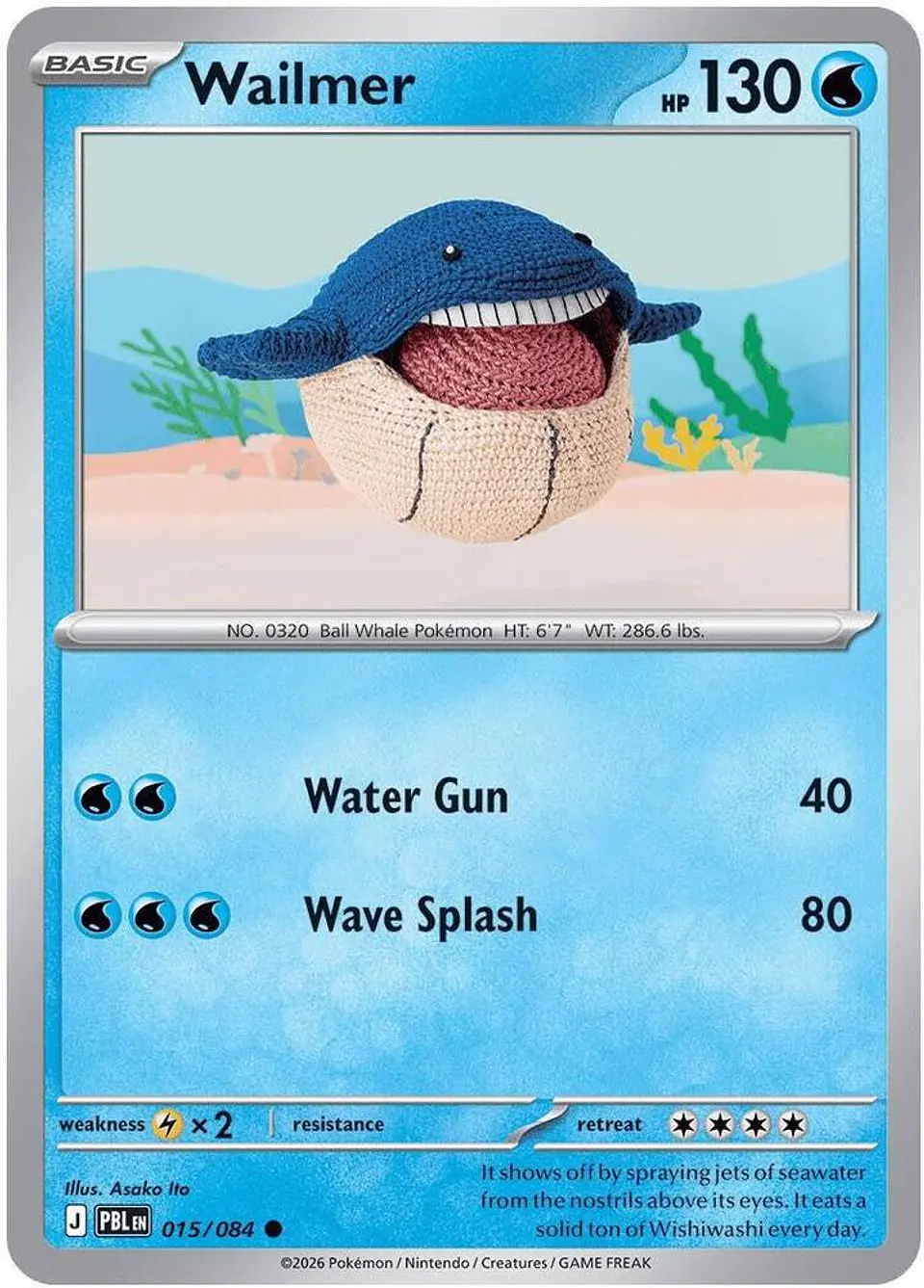 Wailmer - 015/084 - Common 1
