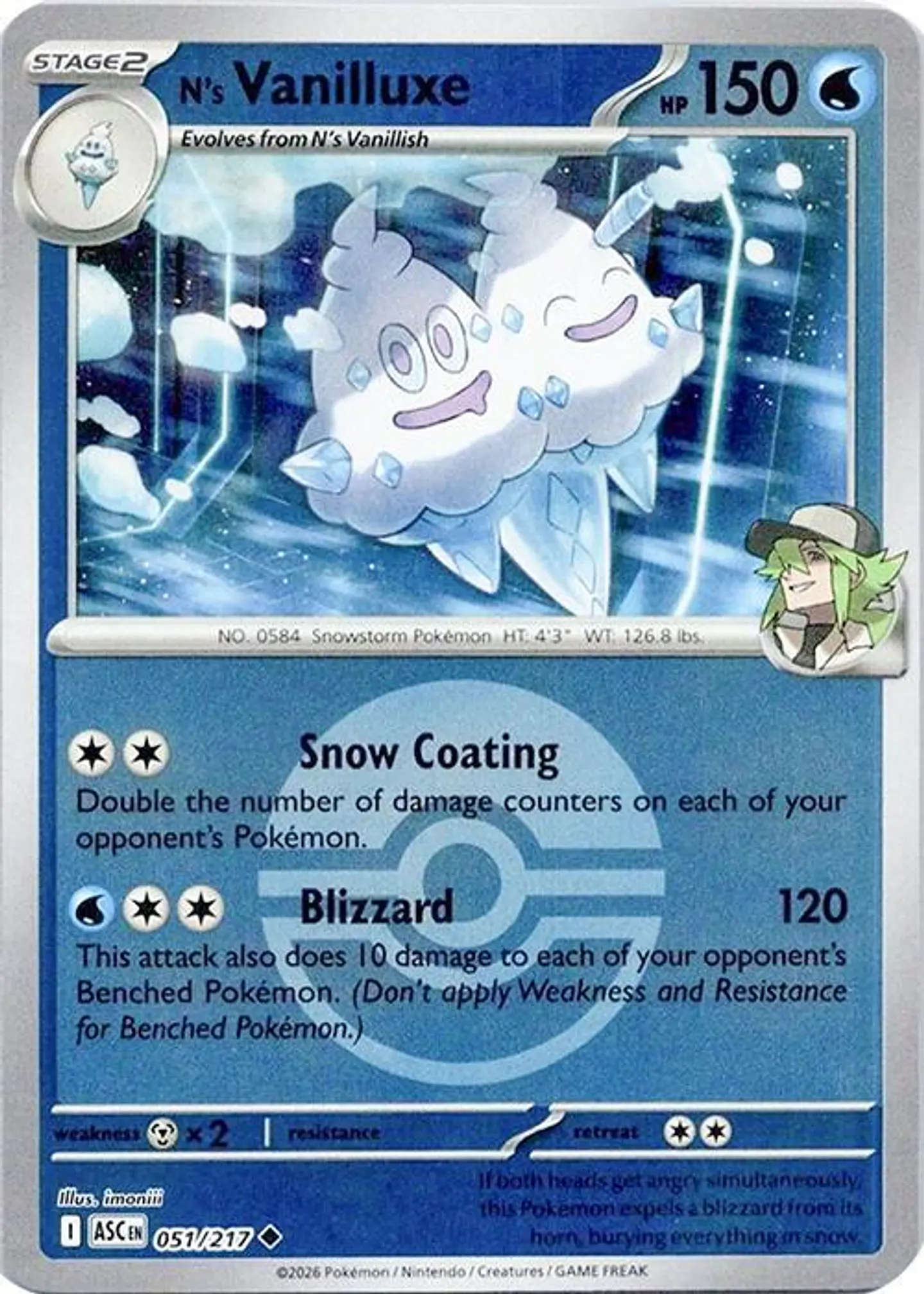 N's Vanilluxe - 051/217 - Uncommon 2