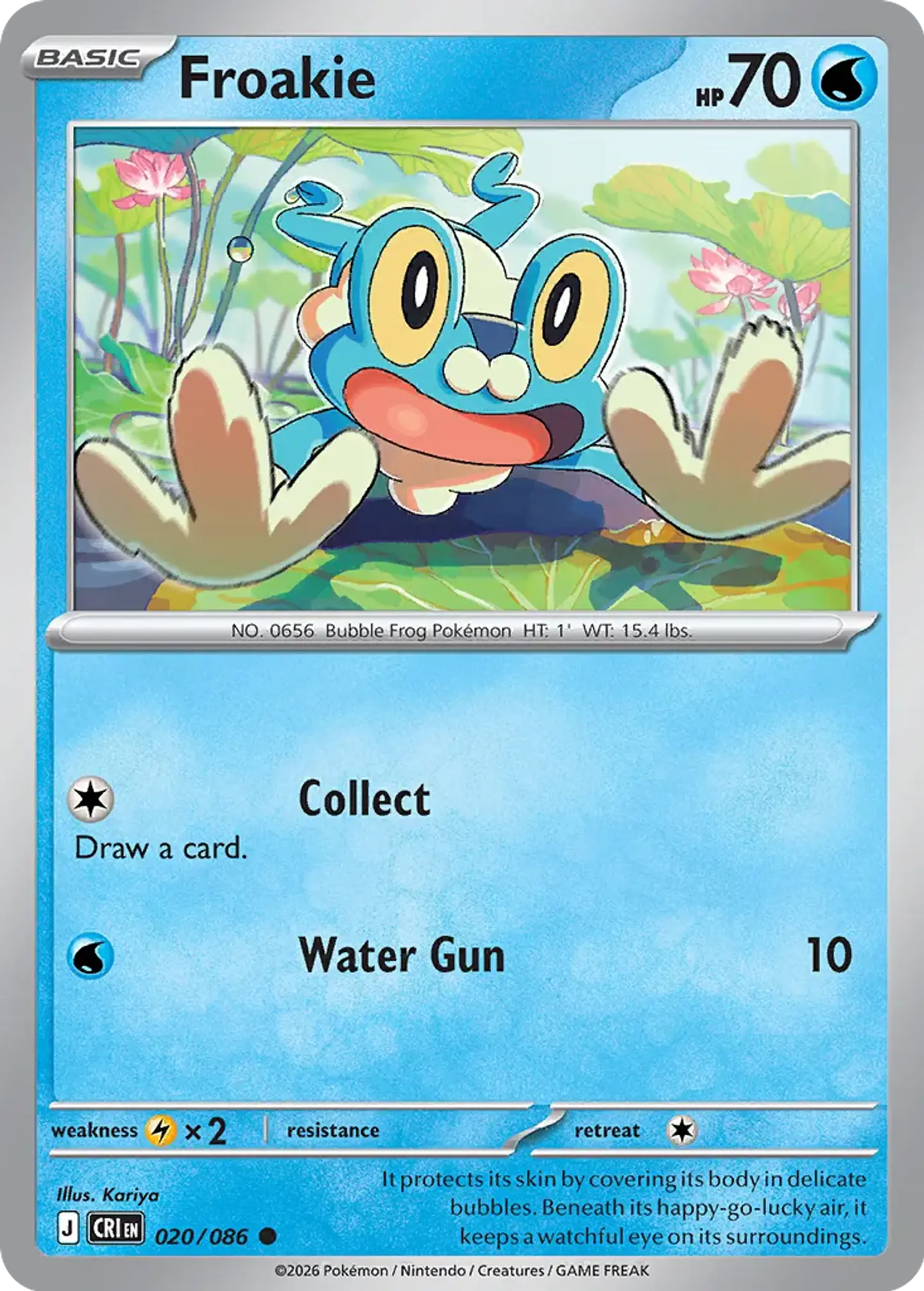Froakie - 020/086 - Common 1