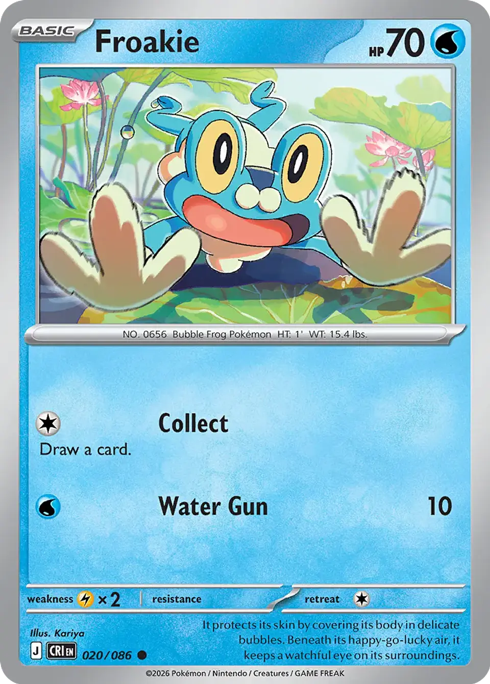 Froakie - 020/086 - Common 1