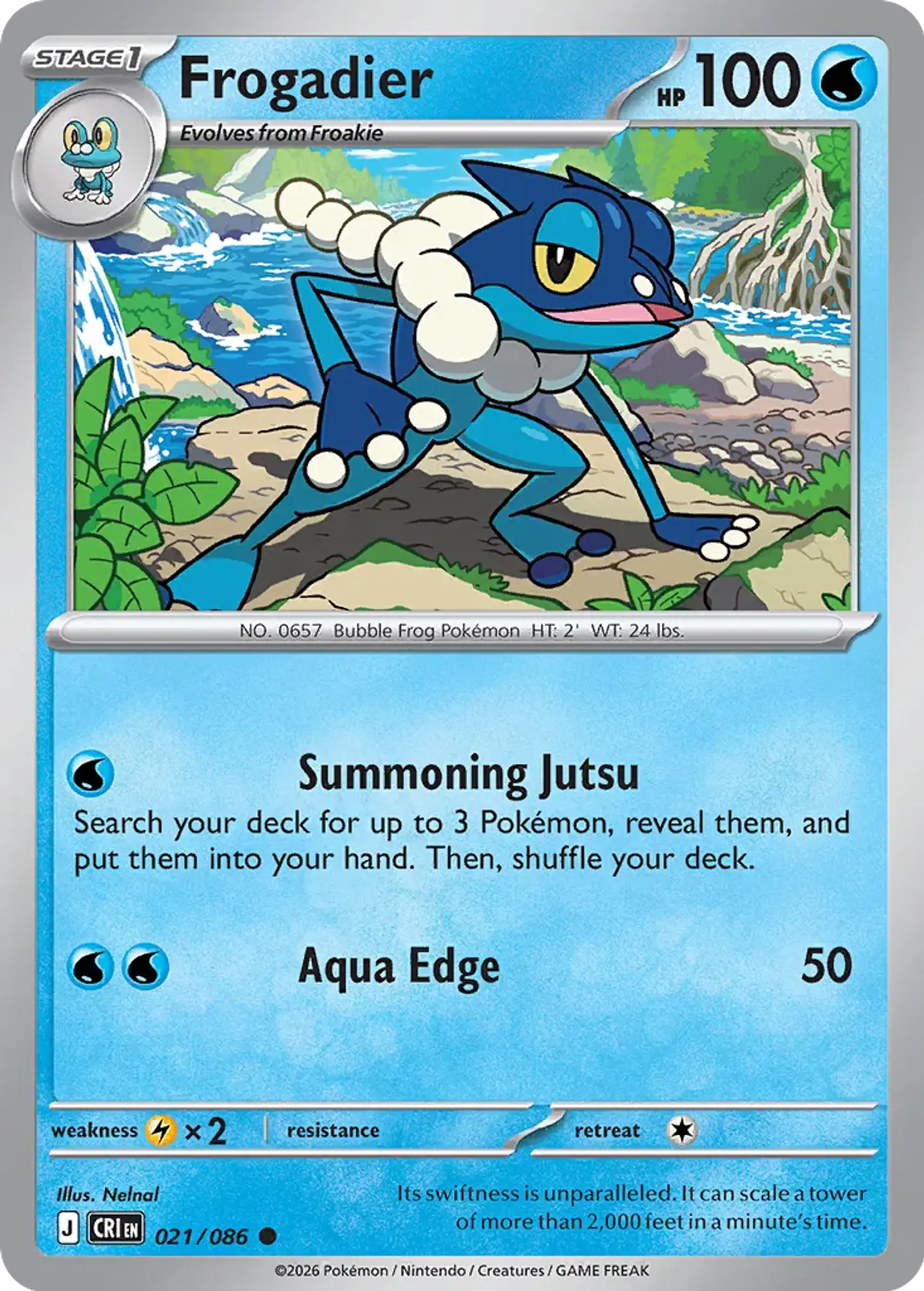Frogadier - 021/086 - Common 1