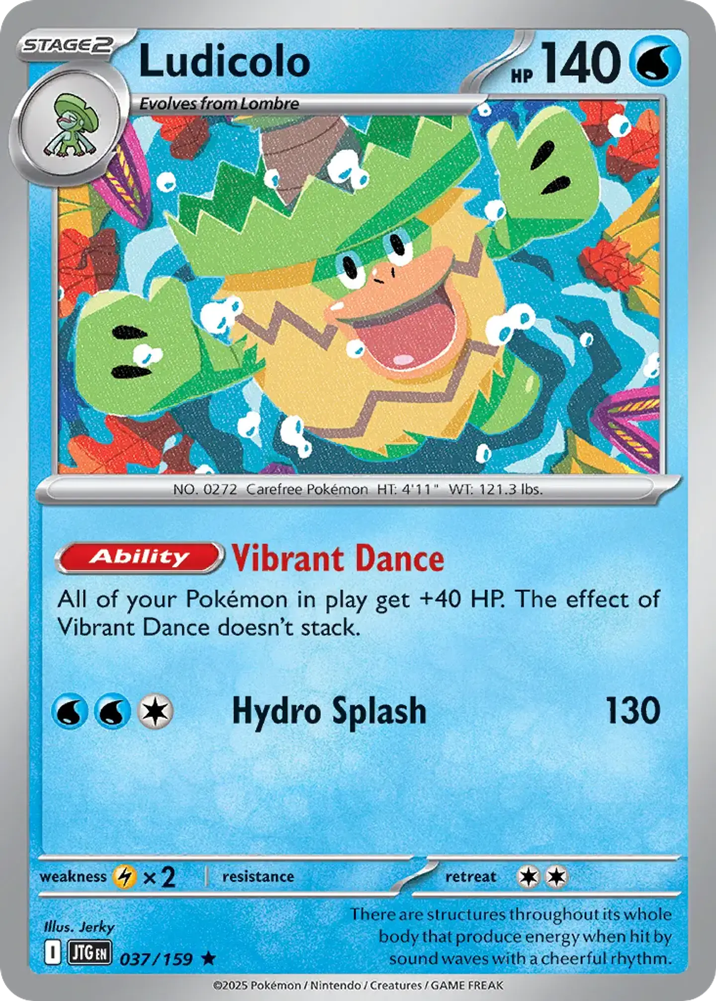 Ludicolo - 037/159 - Rare 1