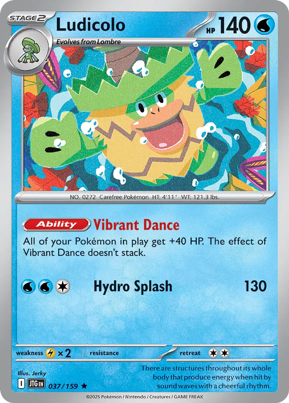 Ludicolo - 037/159 - Rare 1