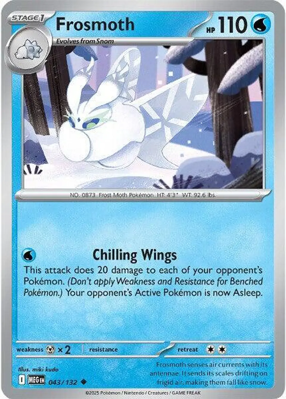 Frosmoth - 043/132 - Uncommon 1