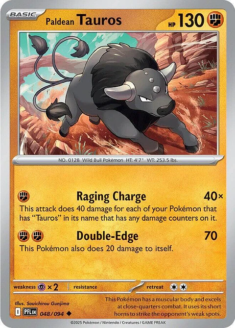 Paldean Tauros - 048/094 - Uncommon