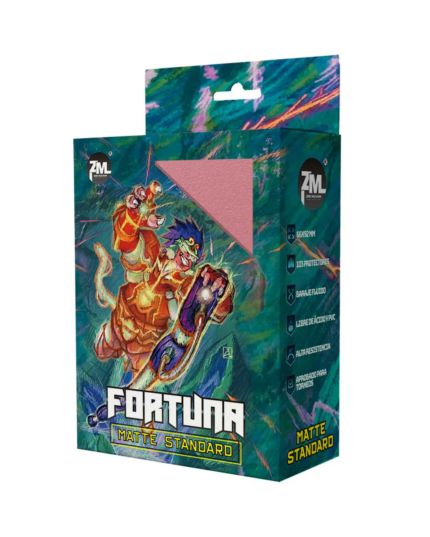 Protectores Standard Zero Mulligan Fortuna Rosado 1