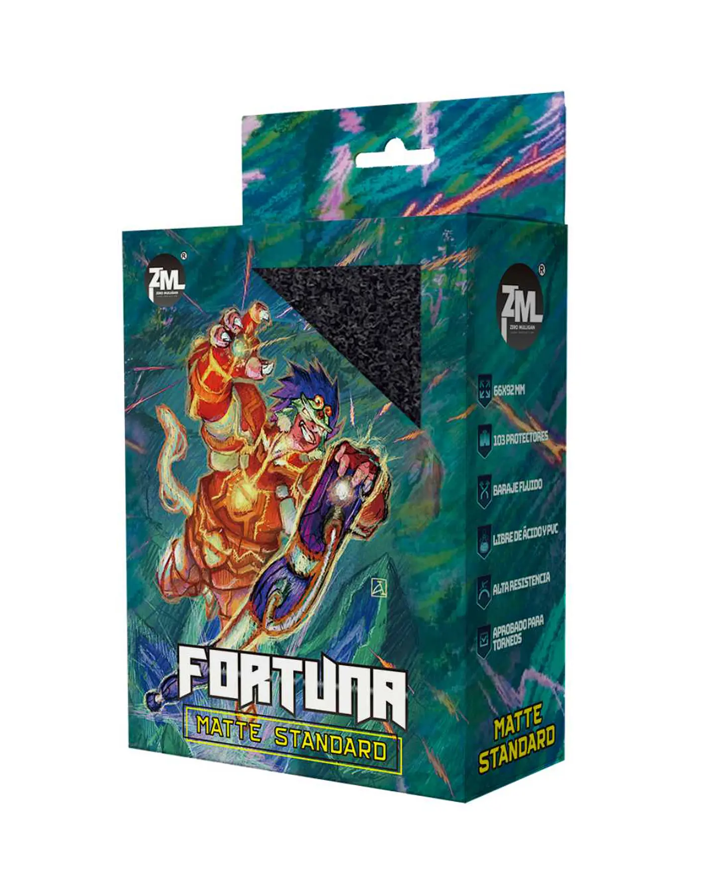 Protectores Standard Zero Mulligan Fortuna Negro 1