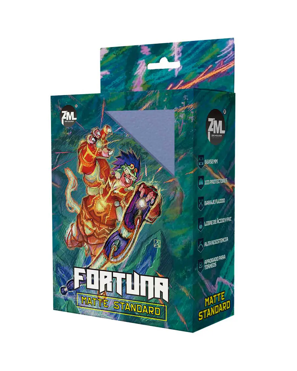 Protectores Standard Zero Mulligan Fortuna Cyan Pastel 1