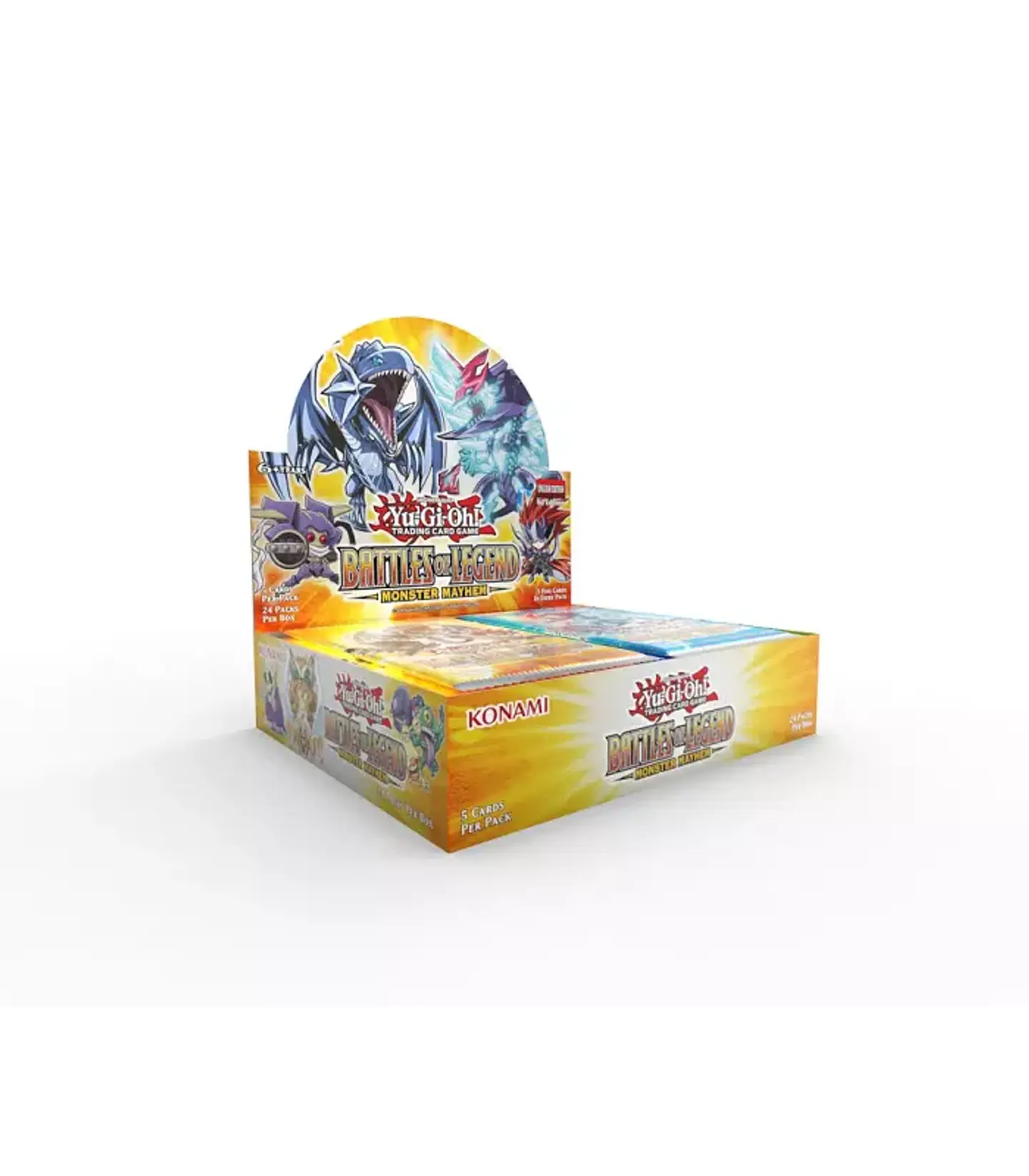 Caja de 24 sobres Yu-Gi-Oh!  Batallas de Leyenda: Tumulto de Monstruos en Español 1