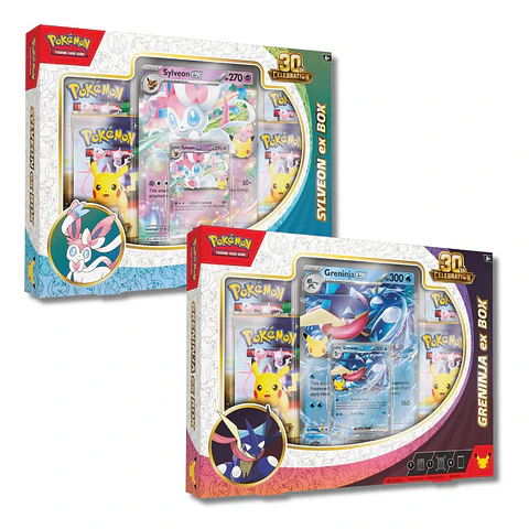 30th Celebration  Ex Box Sylveon ex & Greninja ex