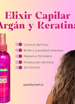 Elixir Capilar de Argán y Keratina 🌸