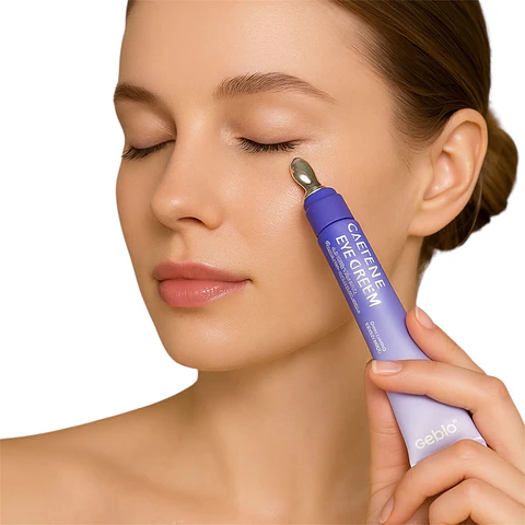 Contorno de Ojos con Cafeína y Colágeno para Ojeras y Bolsas