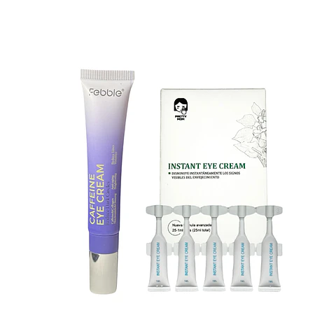 Kit Duo Anti Ojeras 2: Instant Eye Cream 5 Viales + Parches