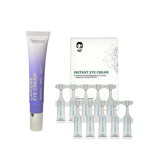 Kit Duo Anti Ojeras 2: Instant Eye Cream 5 Viales + Parches