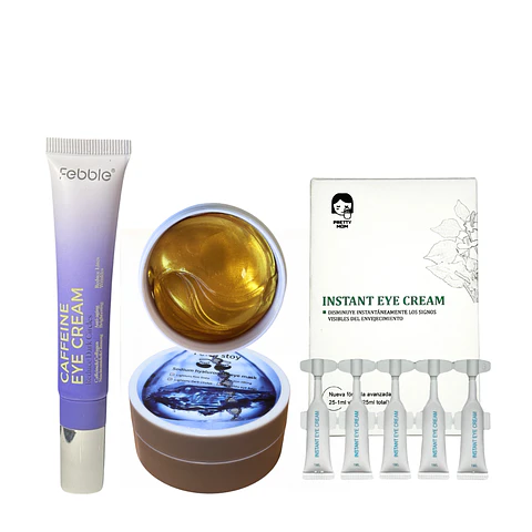 Kit Anti Ojeras Premium con Parches de Colágeno
