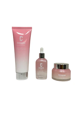 Kit Firmeza & Elasticidad Colágeno 💖 (Rutina facial 3 pasos)