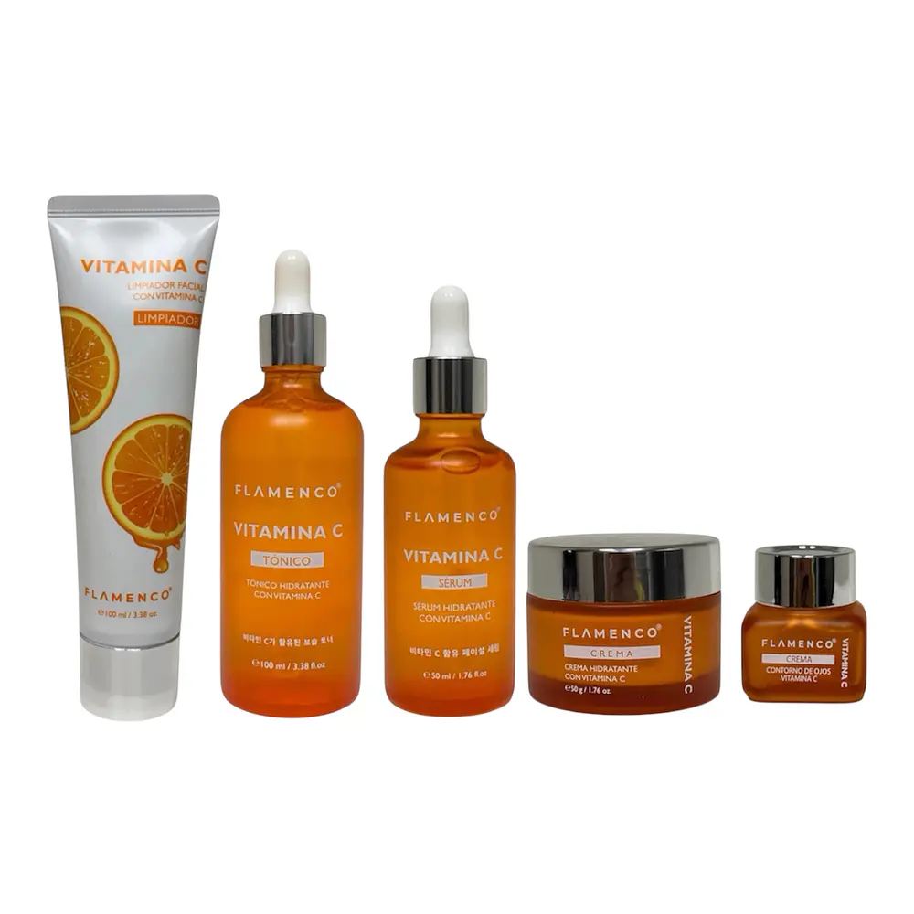 Kit Glow & Luminosidad Vitamina C 🍊 (Rutina Facial 5 Pasos)