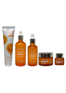 Kit Glow & Luminosidad Vitamina C 🍊 (Rutina Facial 5 Pasos)
