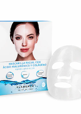 Mascarilla Hidrogel Ácido Hialurónico y Colágeno