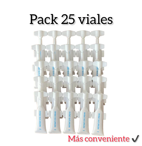 Instant Eye Cream – Crema Tensora para Ojeras · Pack 25 Viales Mayorista