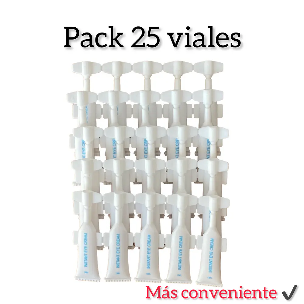 Instant Eye Cream Pack 25 Viales - Mayorista