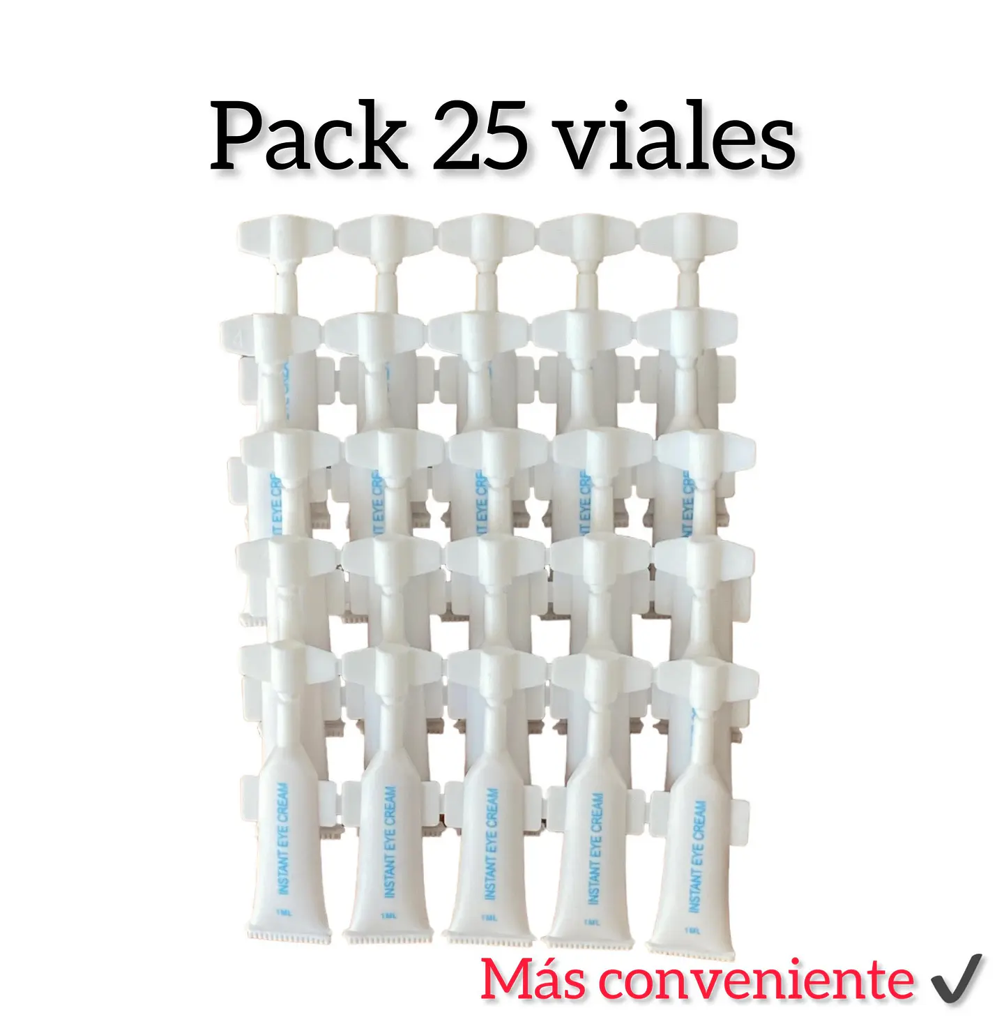 Instant Eye Cream – Crema Tensora para Ojeras · Pack 25 Viales Mayorista 1
