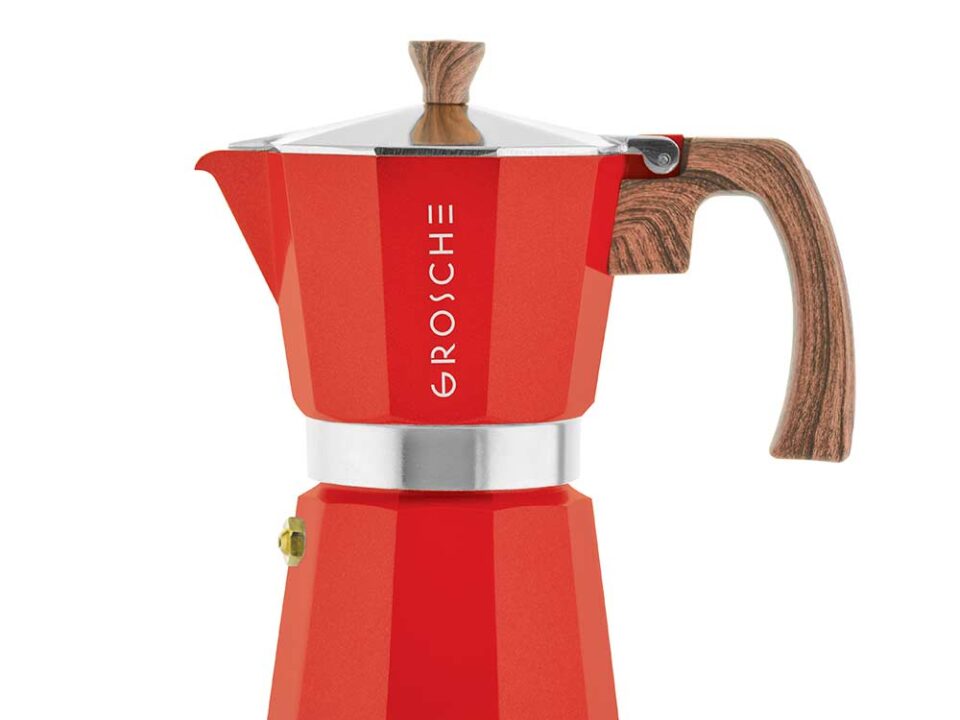 Cafetera Moka Grosche Milano Red 6 cup