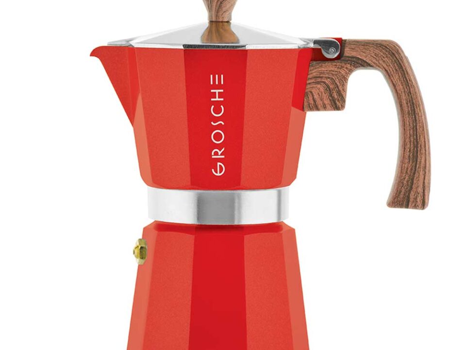 Cafetera Moka Grosche Milano Red 9 Tazas