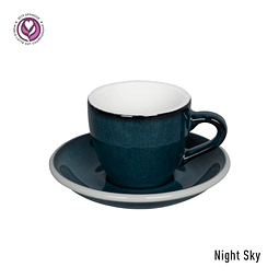 EGG 80ml Espresso - Taza y Platillo (Potter Colours) Night Sky 