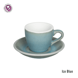 EGG 80ml Espresso - Taza y Platillo (Potter Colours) Ice Blue 