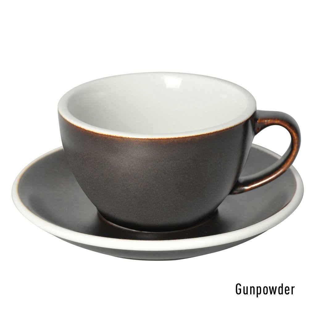 EGG 250ml Cappuccino - Taza y Platillo (Gunpowder)  