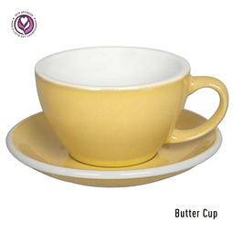 EGG 300ml Latte - Taza y Platillo (Butter cup) 