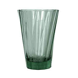 URBAN GLASS - 360ml Twisted Latte Glass (Green)