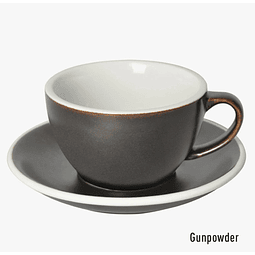 EGG 200ml Cappuccino - Taza y Platillo (Gunpowder)
