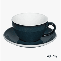 EGG 200ml Cappuccino - Taza y Platillo (Night sky)