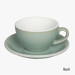 EGG 200ml Cappuccino - Taza y Platillo (Basil)