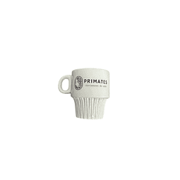 Taza y platillo Primates Tostadores - 90ml