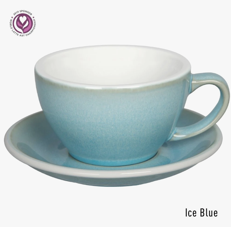 EGG 300ml Latte - Taza y Platillo (Ice Blue)
